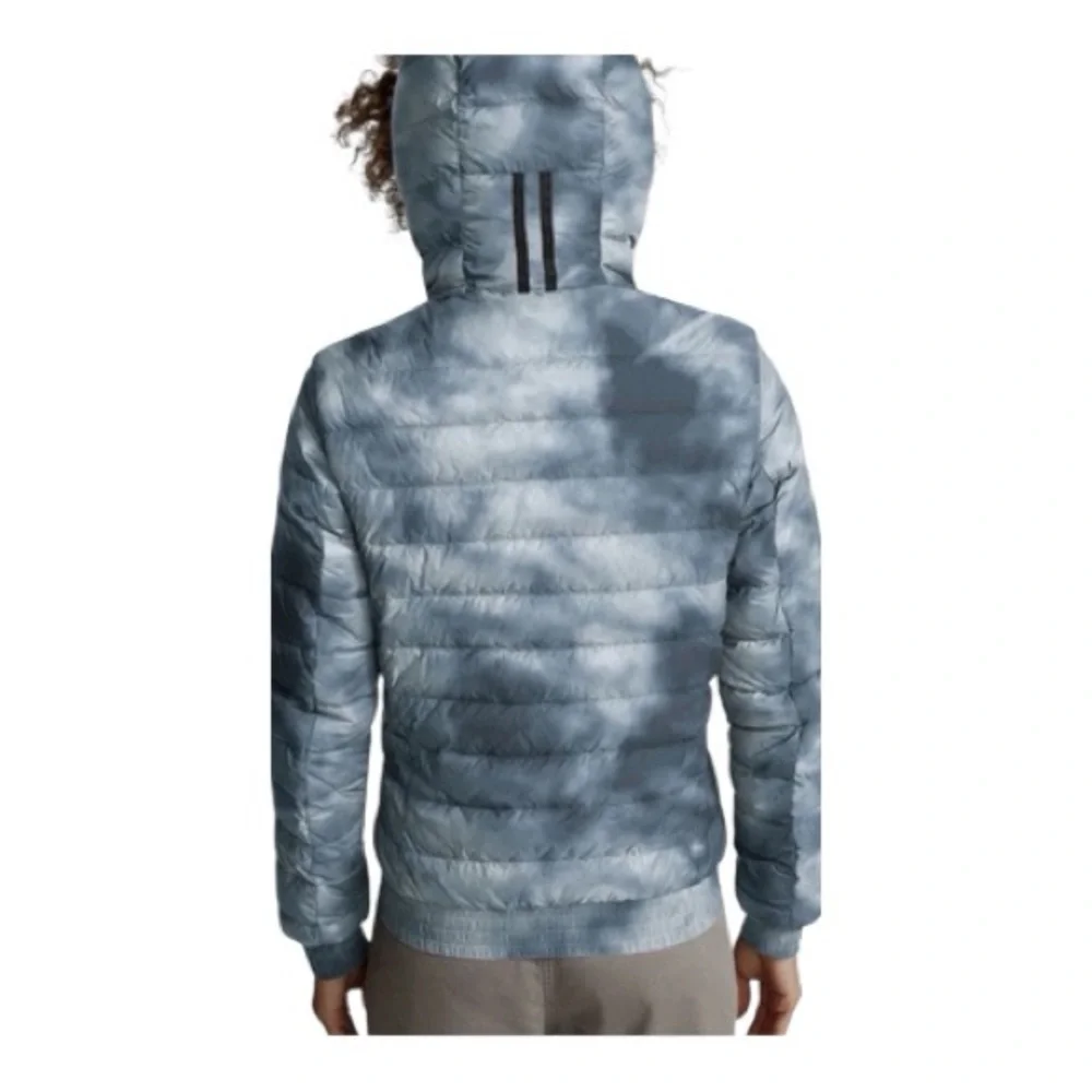 Canada Goose Richmond Women's Blue Down Puffer Zip Up Jacket Coat Haze Print M - Picture 3 of 16